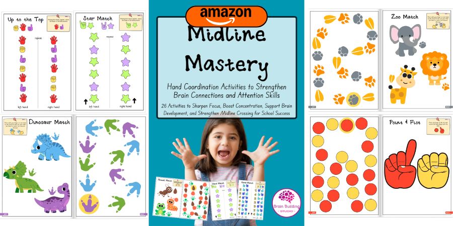 Midline Mastery hand coordination activates for regulation