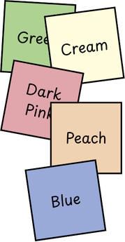 Visual Stress Wipe Board Colours