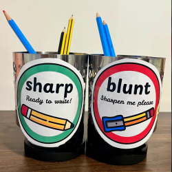 Pencil Pot Labels