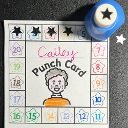 Personalised Punch Reward Cards