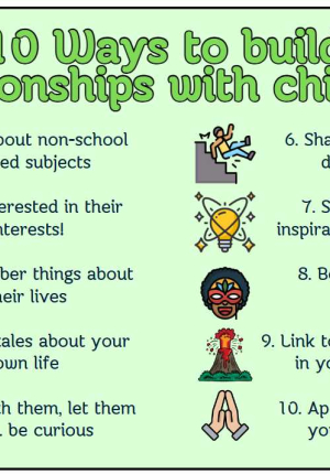 Ways to Build Relationship Building With Children