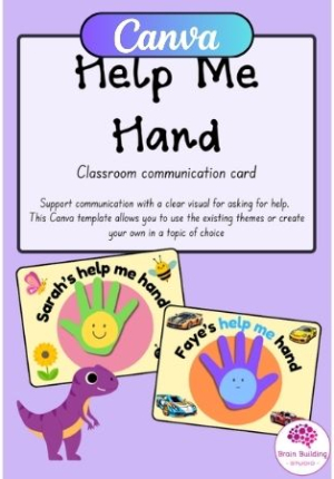 Help Me Hand: Themed Canva Template