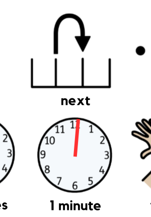 Lanyard Cards - 4x 6 Visual cues