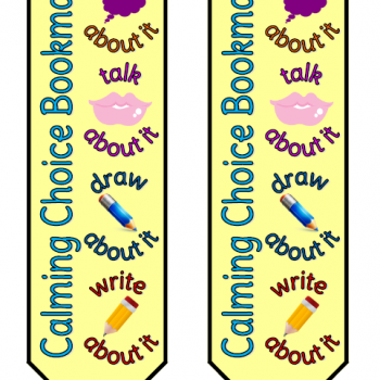 Calming Book Marks