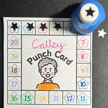 Personalised Punch Reward Cards